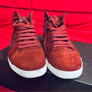 Gucci red suede sneaker size g11 or us 11.5 - 12